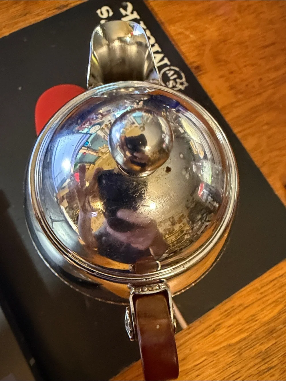 Not marked polished silver